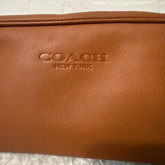 COACH Weekend Travel Kit Pouch, Saddle color - Picture 12 of 13